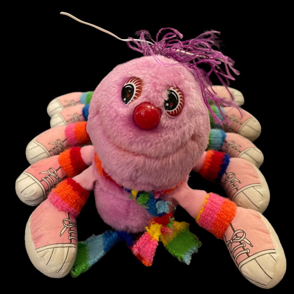 Commonwealth Lots a Legs Caterpillar Plush Vtg 1984 Stuffed Animal 10 Legs READ